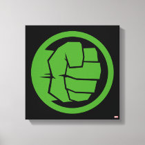 Incredible Hulk Logo Canvas Print