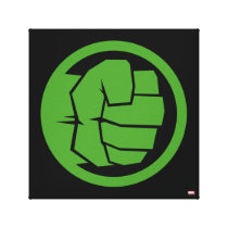 Incredible Hulk Logo Canvas Print