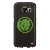 Incredible Hulk Logo Carved Wood Samsung Galaxy S6 Case