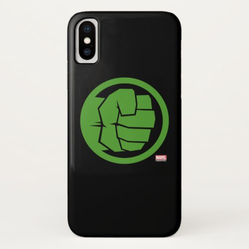 Incredible Hulk Logo iPhone X Case