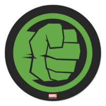 Incredible Hulk Logo Classic Round Sticker