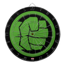 Incredible Hulk Logo Dart Board