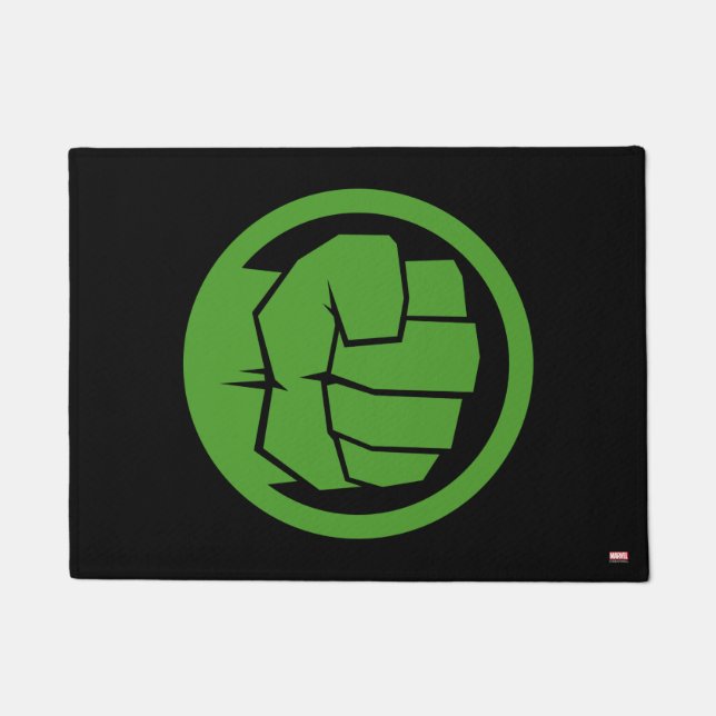 Incredible Hulk Logo Doormat (Front)
