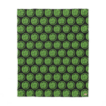 Incredible Hulk Logo Fleece Blanket