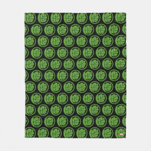 Incredible Hulk Logo Fleece Blanket