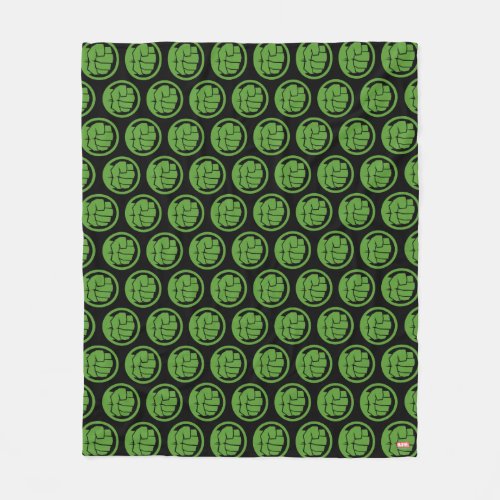 Incredible Hulk Logo Fleece Blanket