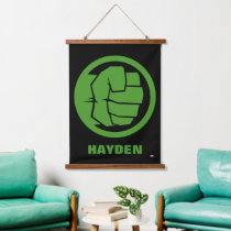 Incredible Hulk Logo Hanging Tapestry