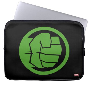 Incredible Hulk Logo Laptop Sleeve by avengersclassics at Zazzle