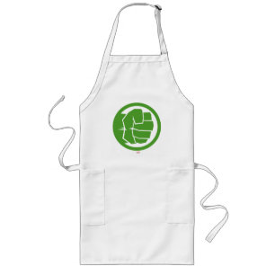 Incredible Hulk Logo Long Apron