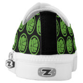 Incredible Hulk Logo Low-Top Sneakers (Left Shoe Back)