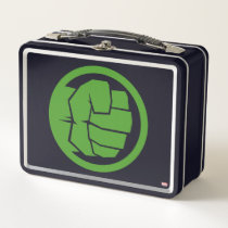 Incredible Hulk Logo Metal Lunch Box