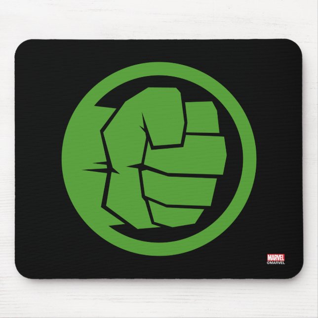 Incredible Hulk Logo Mouse Pad (Front)