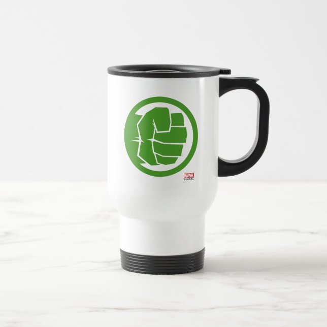 Incredible Hulk Logo Travel Mug (Right)