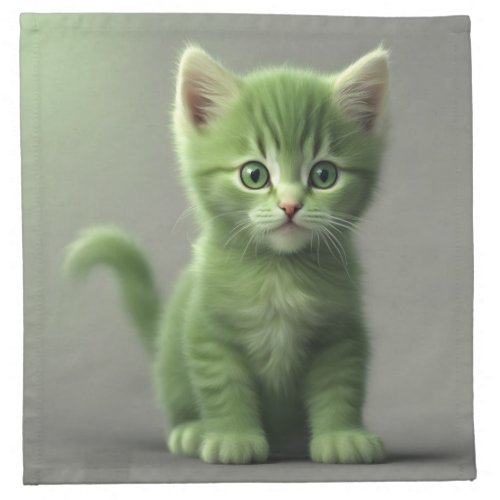 Incredible Kitten Cloth Napkin