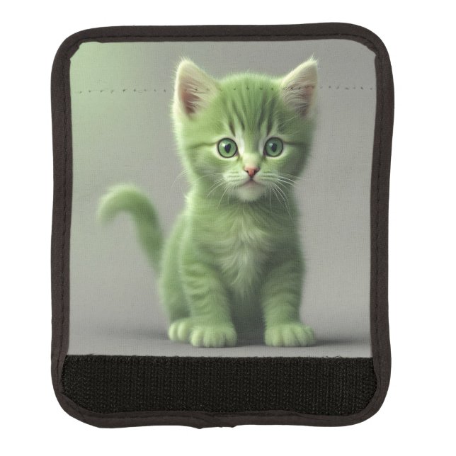 Incredible Kitten Luggage Handle Wrap (Front)
