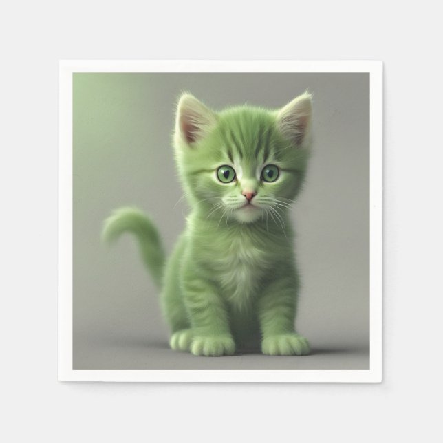 Incredible Kitten Napkins (Front)