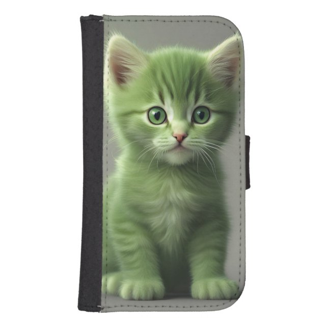 Incredible Kitten Samsung Galaxy Wallet Case (Front)