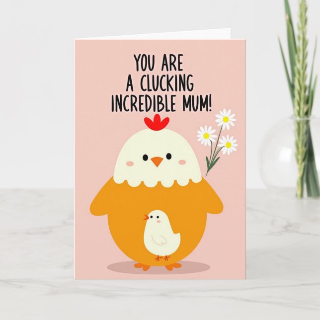 Incredible Mum Bird Art Card (Front)