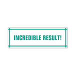 [ Thumbnail: "Incredible Result!" Marking Rubber Stamp ]