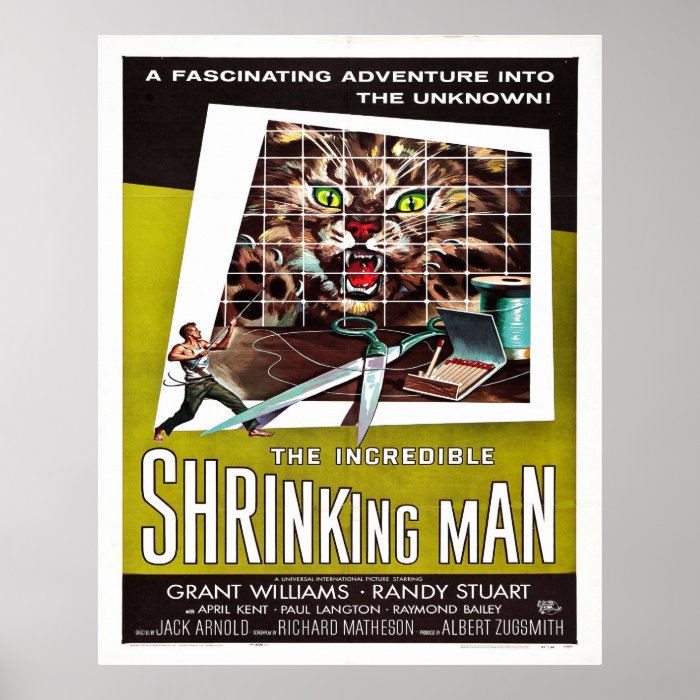 INCREDIBLE SHRINKING MAN PRINT