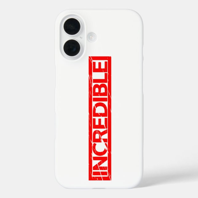 Incredible Stamp Case-Mate iPhone Case (Back)