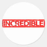 Incredible Stamp Classic Round Sticker