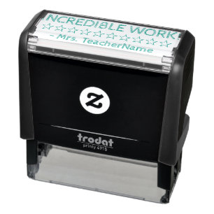 "INCREDIBLE WORK!" Feedback Rubber Stamp