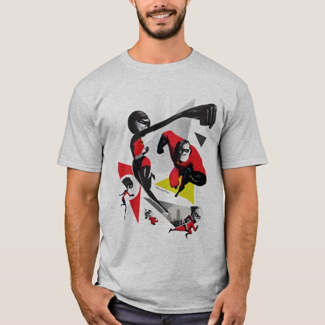 Incredibles 2 | Battling Villainy T-Shirt (Front)