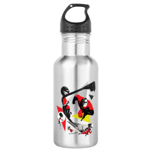 Incredibles 2 Battling Villainy Water Bottle