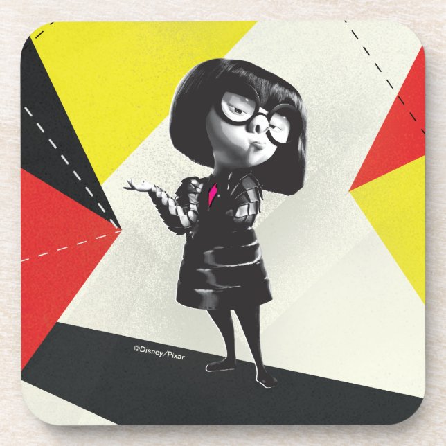 Incredibles 2 | Edna - It's My Way Beverage Coaster (Front)