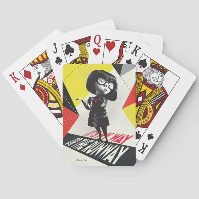 Incredibles 2 | Edna - It's My Way Playing Cards (Back)