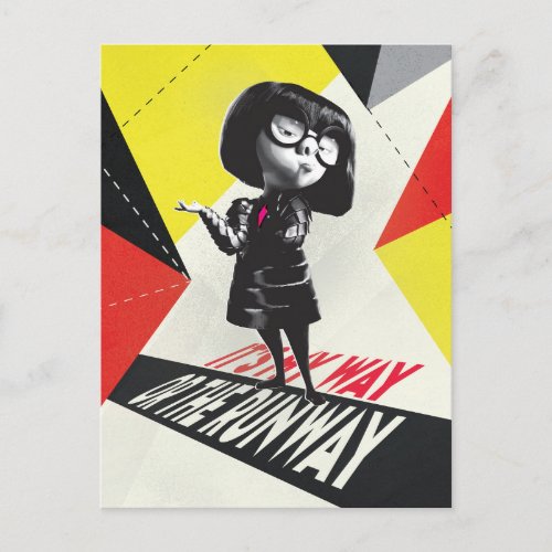 Incredibles 2  Edna _ Its My Way Postcard