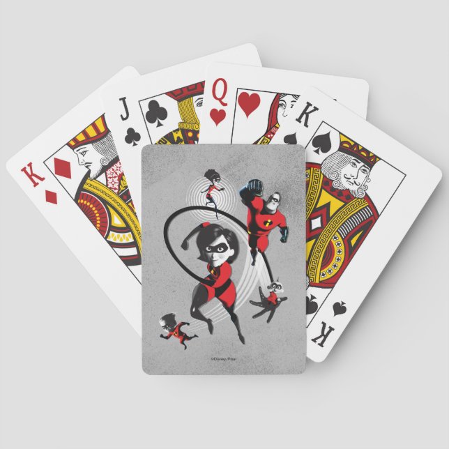 Incredibles 2 | Elite Crime Fighters Playing Cards (Back)