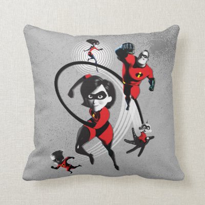 Incredibles 2 | Elite Crime Fighters Throw Pillow