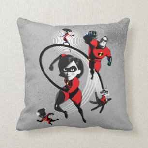 Incredibles 2   Elite Crime Fighters Throw Pillow