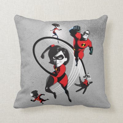 Incredibles 2 | Elite Crime Fighters Throw Pillow