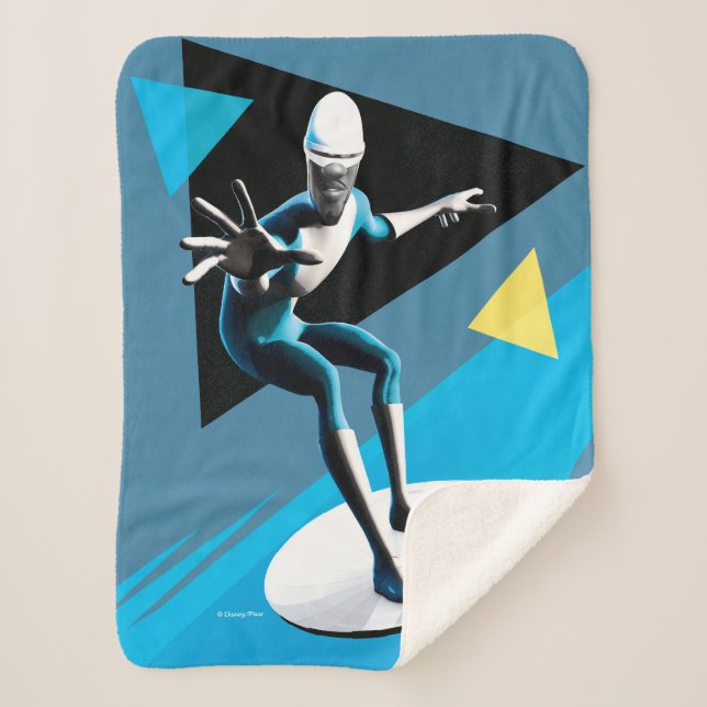 Incredibles 2 | Frozone Sherpa Blanket (Front)