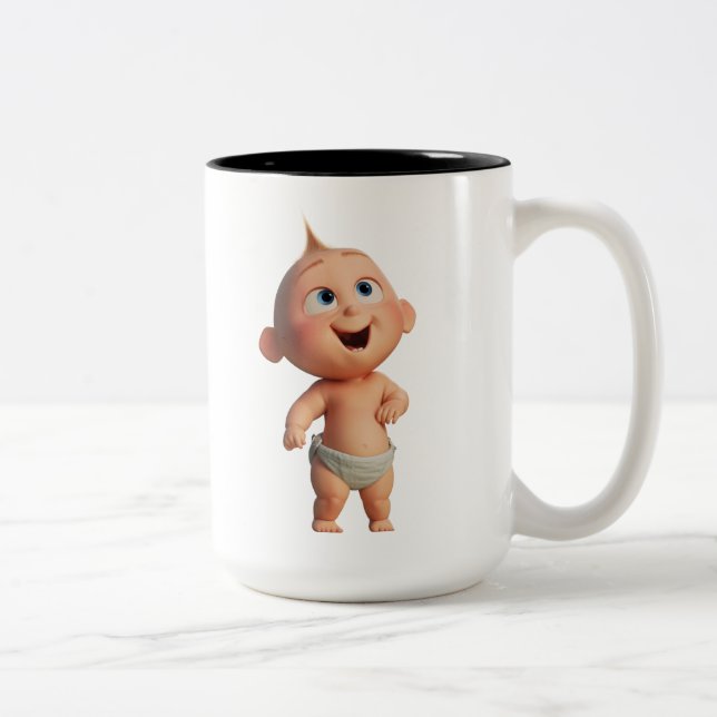 Incredibles 2 | Jack-Jack - Baby Super Freak Two-Tone Coffee Mug (Right)