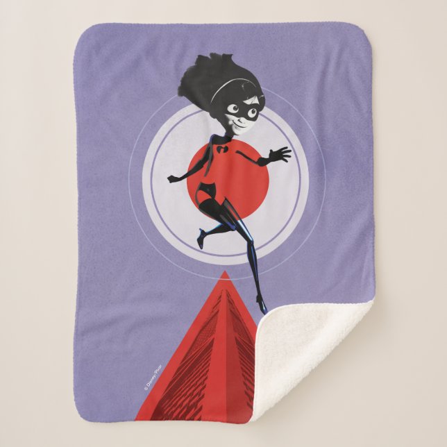 Incredibles 2 | Violet Sherpa Blanket (Front)