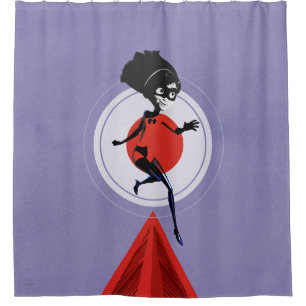 Incredibles 2   Violet Shower Curtain
