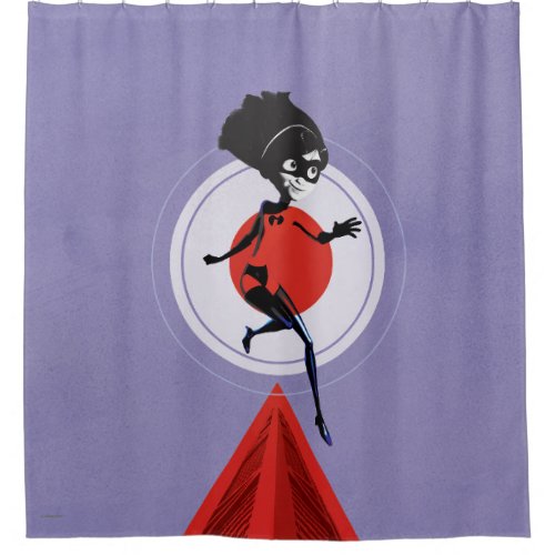 Incredibles 2  Violet Shower Curtain