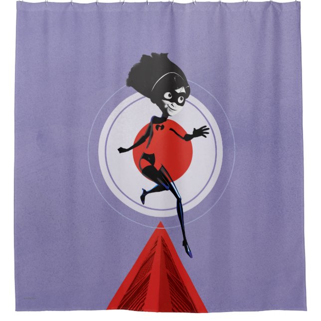 Incredibles 2 | Violet Shower Curtain (Front)