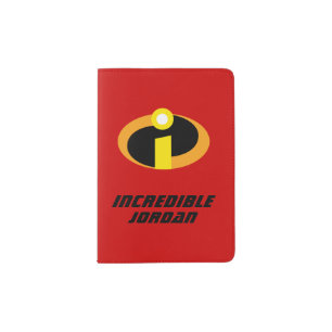 Incredibles Logo Add your Incredible Name Passport Holder