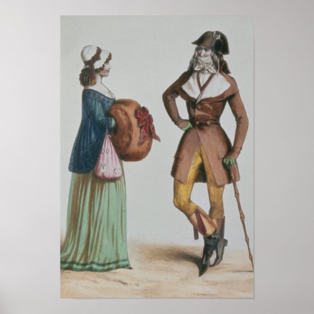 `Incroyable et Merveilleuse', c.1775 Poster (Front)