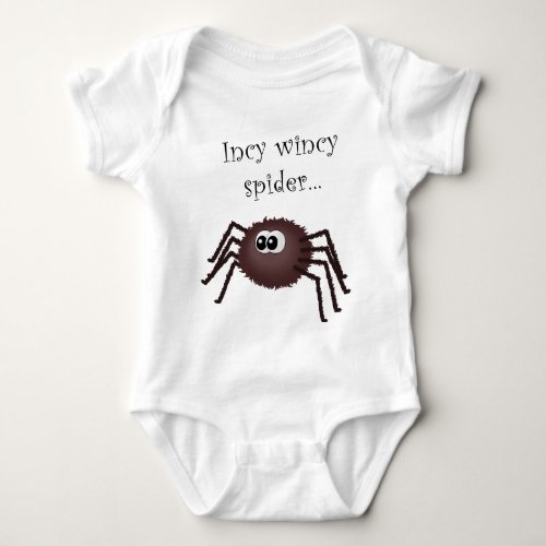 Incy wincy spider baby bodysuit
