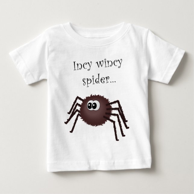 Incy wincy spider t-shirt for toddlers (Front)
