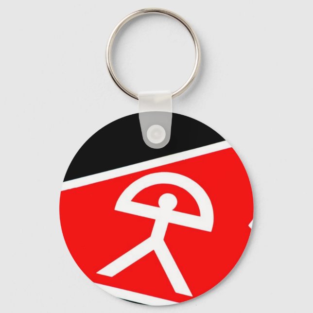 Indalo Man from Almeria region of Spain Keychain (Front)