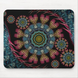 Indara Fractal Wheels Mousepad