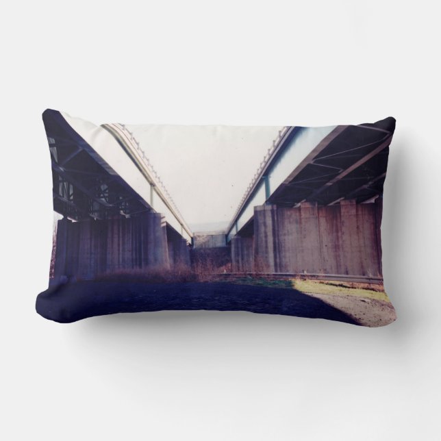 Indecision Bridge Lumbar Pillow (Front)