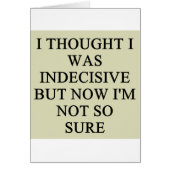 indecision doubt design (Front)